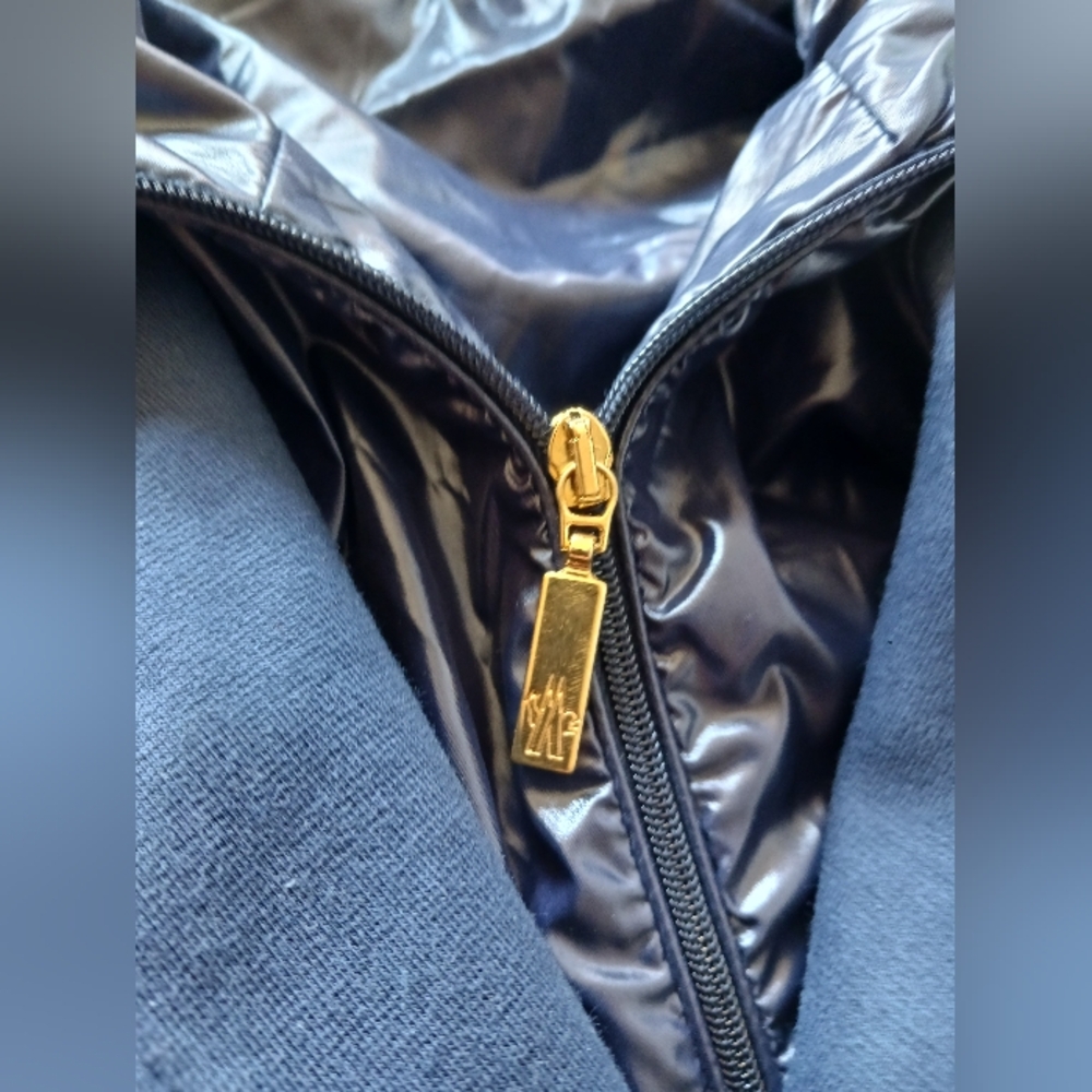Moncler Navy Blazer 2 In 1 With Removable Vest Size S - Picture 6 of 16